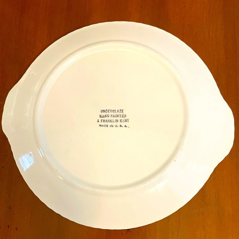 Vintage Franklin Kent‎ tulip plate